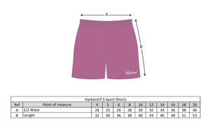 Maroon Knit Sports Shorts