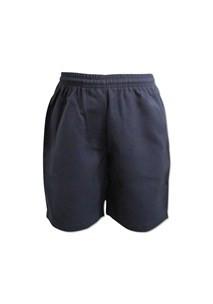 Unisex Grey Gaberdine Shorts
